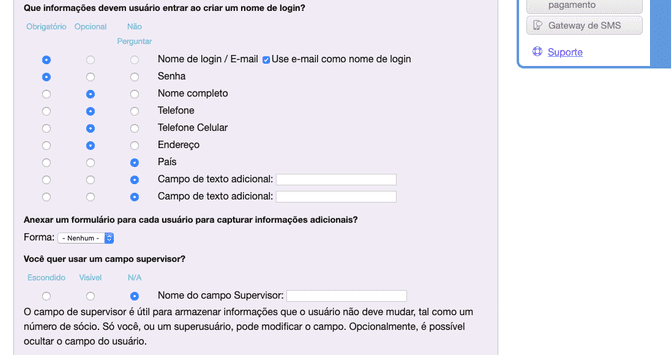 Detalhes de registro