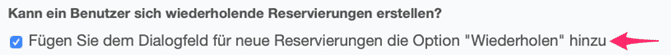 Tipp online Termine automatisch wiederholen wie Serienbuchung 1