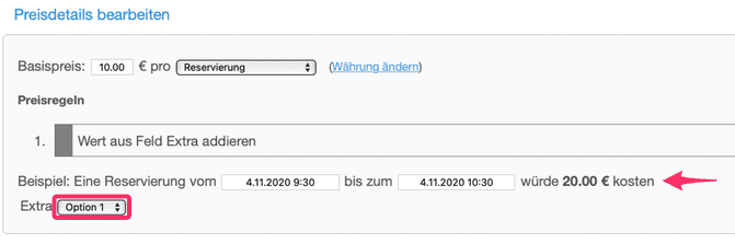 Tipp zahlen beim Buchen von online Termin 3