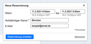Im Pop-up-Fenster Zeitzone zeigen