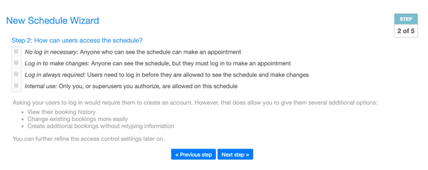 who can make changes to room booking schedule