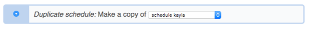 Duplicate an online booking resource schedule