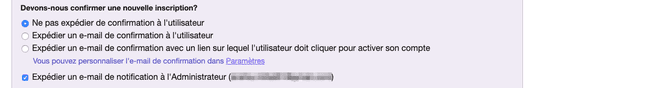 confirmation et vérification