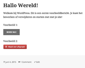 Een bericht met meerdere knoppen aanmaken