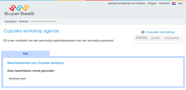 Lege cupcake agenda