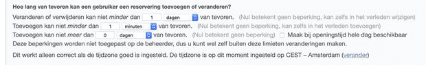 uw eigen annuleringsvoorwaarden